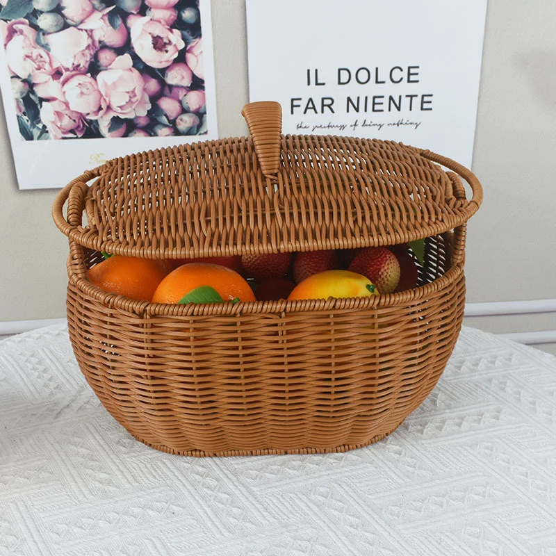 Handwoven Wicker Storage Basket Stornfield