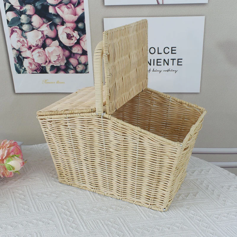Handwoven Picnic Storage Basket Stornfield
