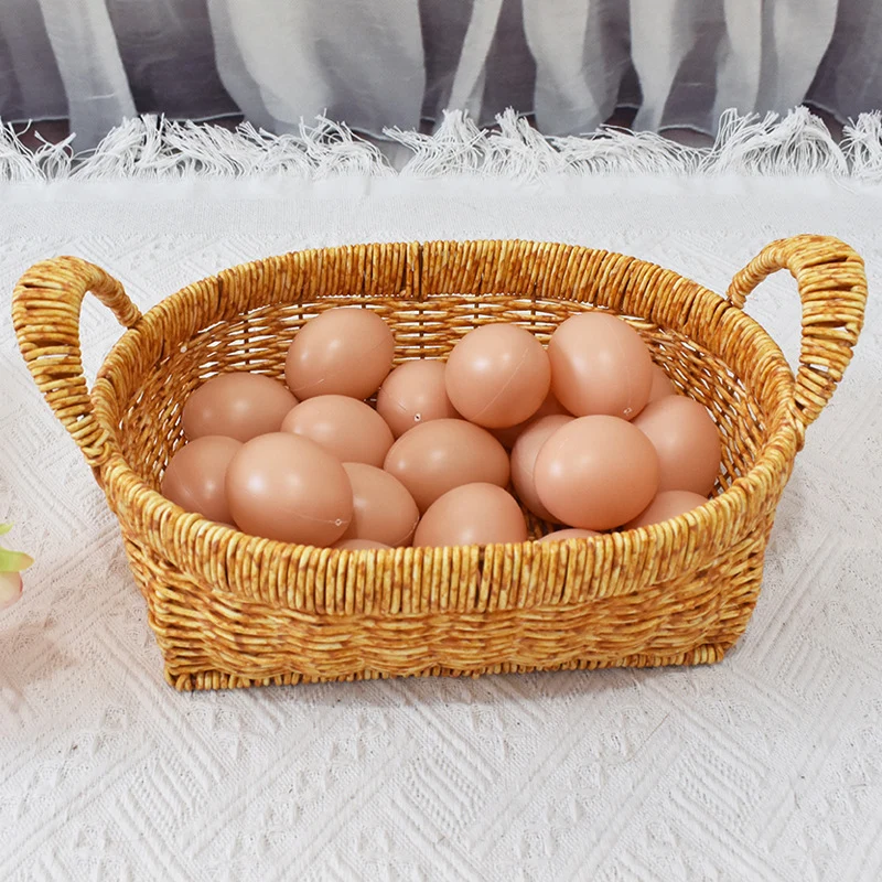 Handwoven Natural Storage Basket Stornfield