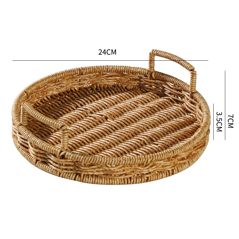 Dekorativer Rattan Servier Karnz