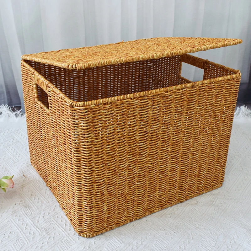 Woven Storage Cube with Lid Stornfield