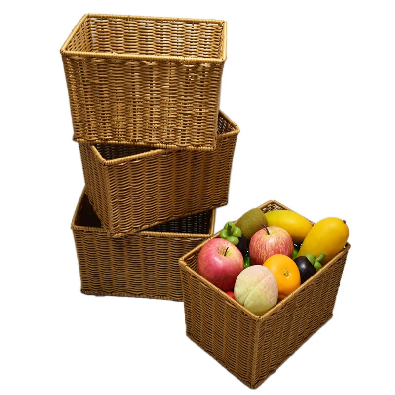 Woven Storage Basket with Natural Fiber Stornfield