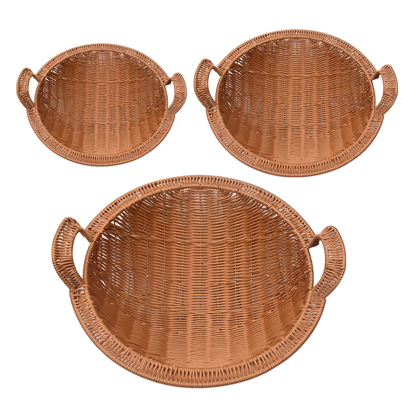 Woven Storage Basket with Handles Stornfield