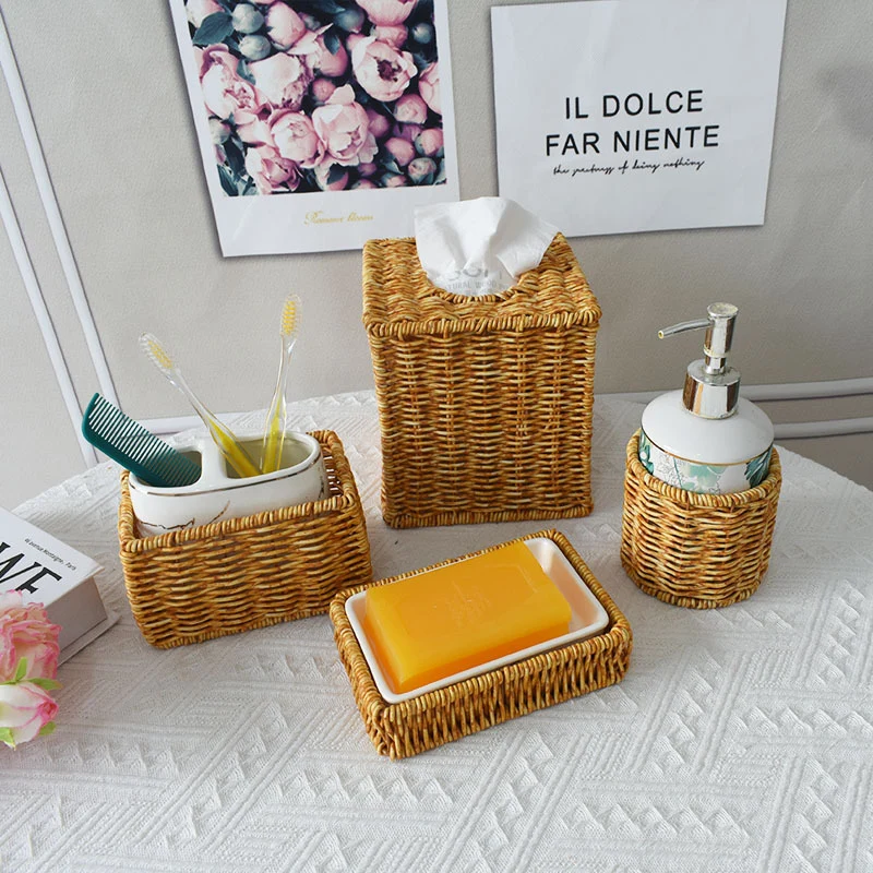 Woven Rectangular Storage Basket Stornfield