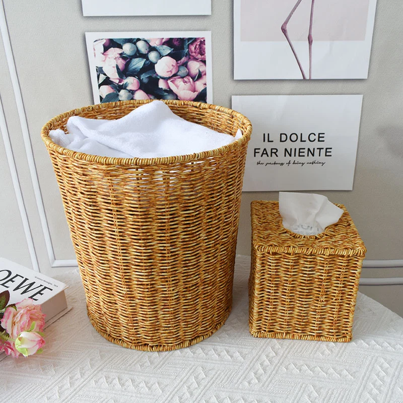 Woven Rectangular Storage Basket Stornfield
