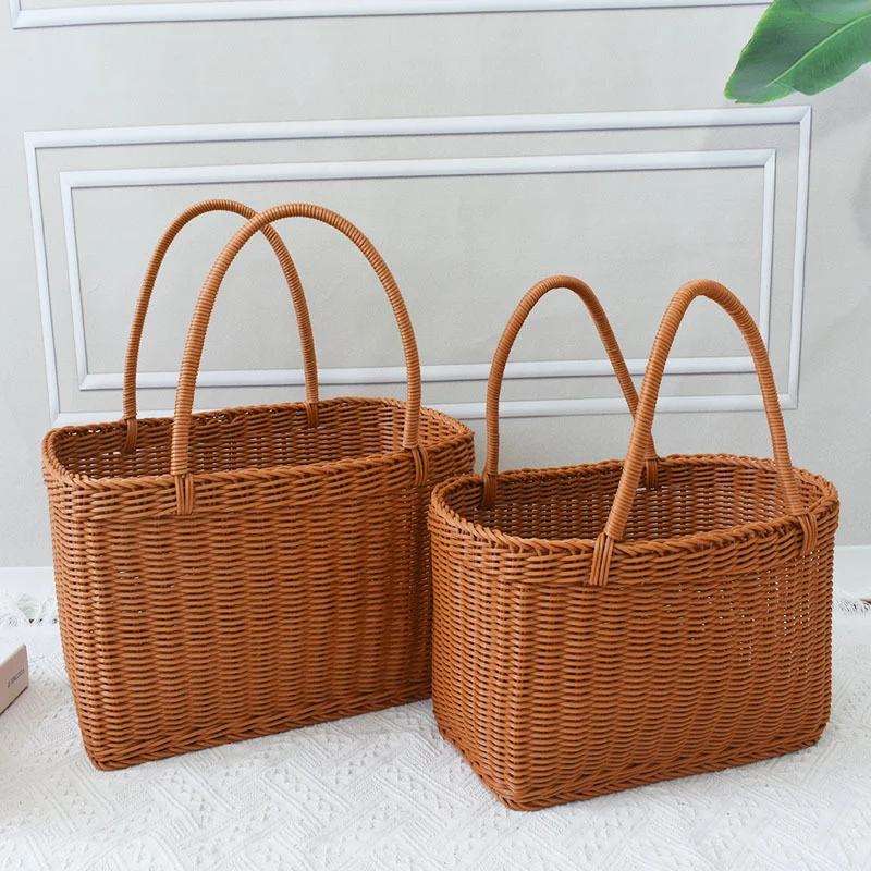 Woven Rattan Storage Basket Stornfield