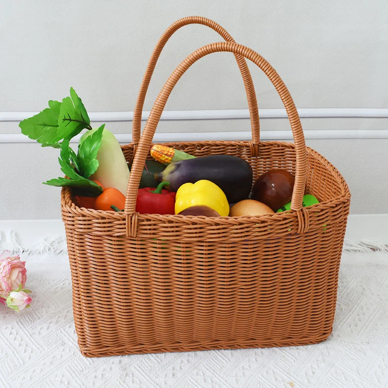 Woven Rattan Storage Basket Stornfield