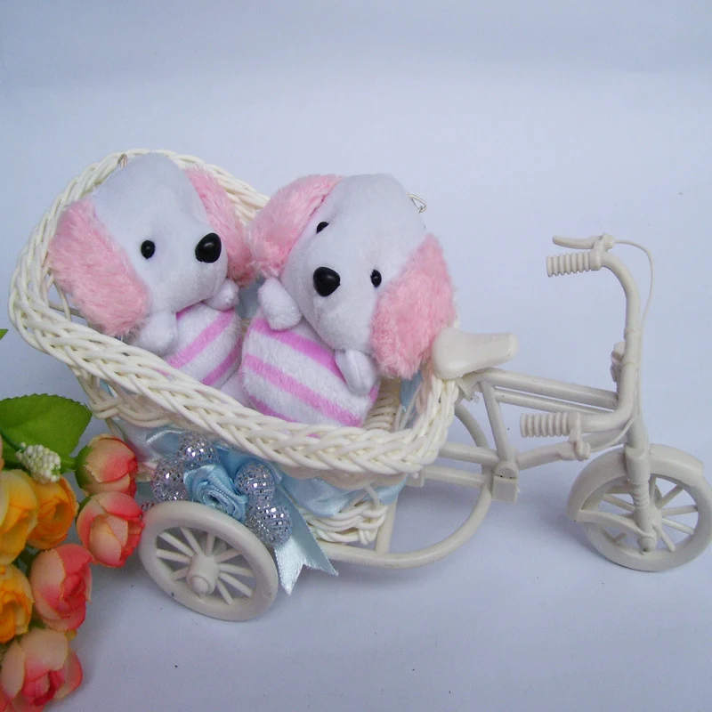 Vintage Decorative Wicker Bicycle Planter Stornfield