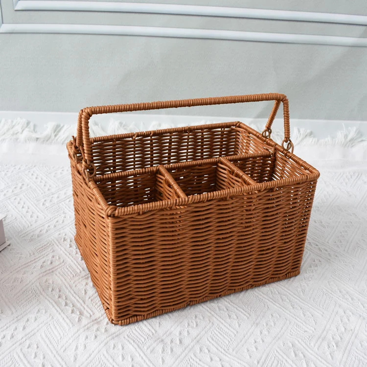 Versatile Woven Storage Organizer with Compartmentalized Design Stornfield