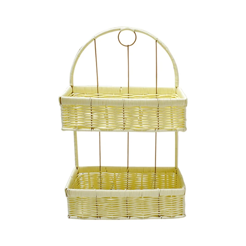 Two-Tiered Woven Storage Basket Stornfield