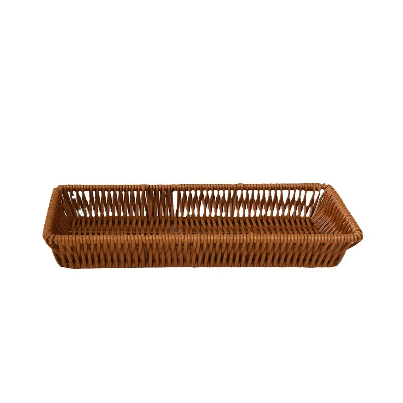 Stylish Woven Rectangular Serving Tray Stornfield