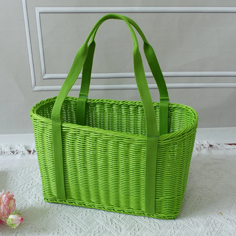 Stylish Woven Market Tote Stornfield