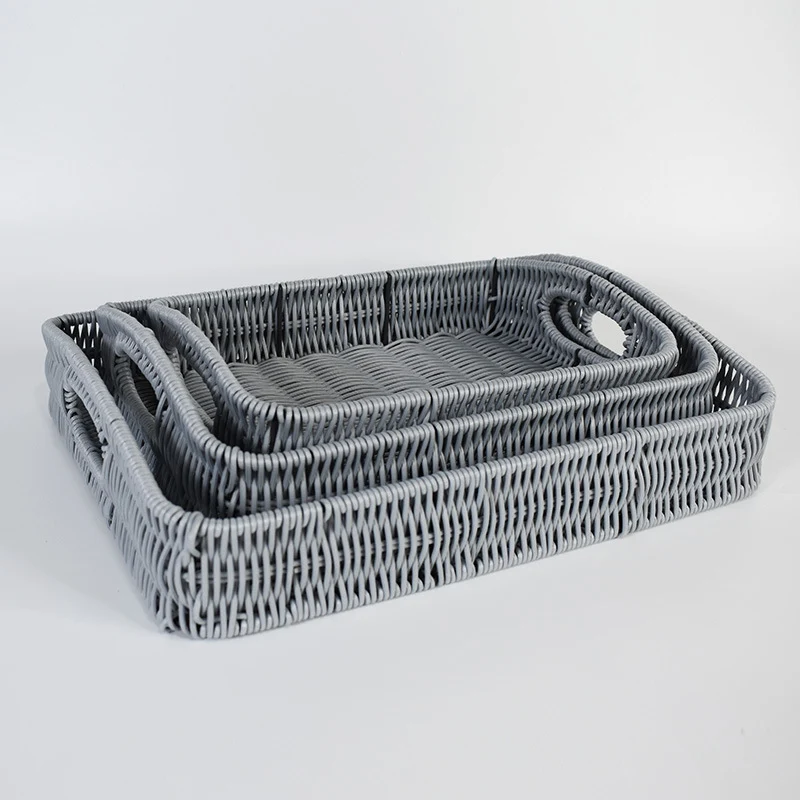 Stacking Woven Storage Trays Stornfield