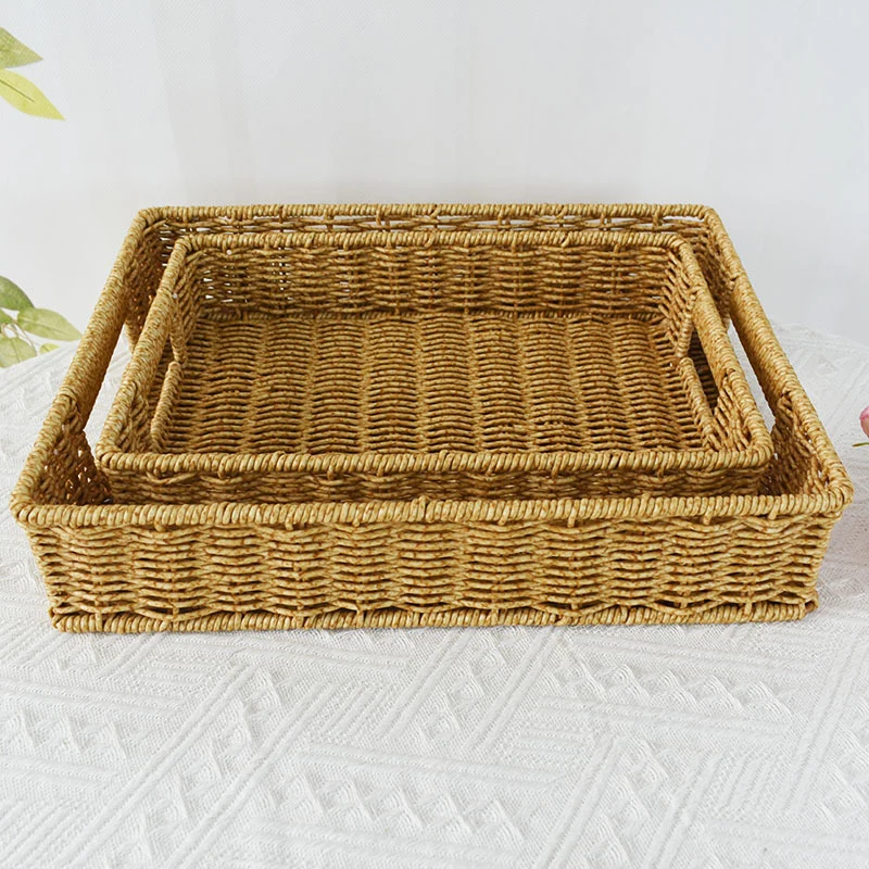 Handwoven Decorative Storage Tray Stornfield