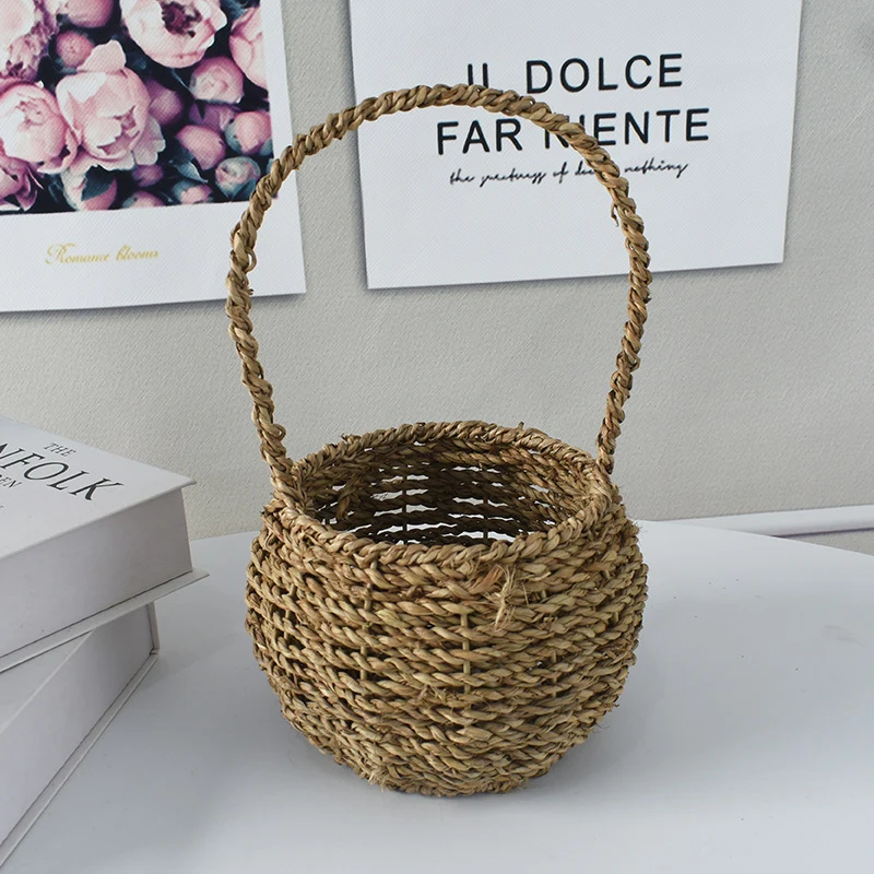 Handwoven Decorative Flower Basket Stornfield