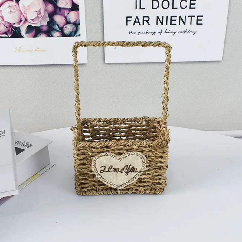 Handwoven Decorative Flower Basket Stornfield