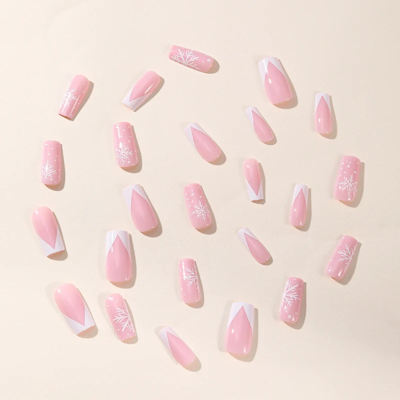 Winter-Themed Acrylic Nail Art Set Stornfield