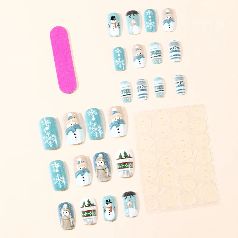 Winter-Themed 3D Nail Art Set Stornfield