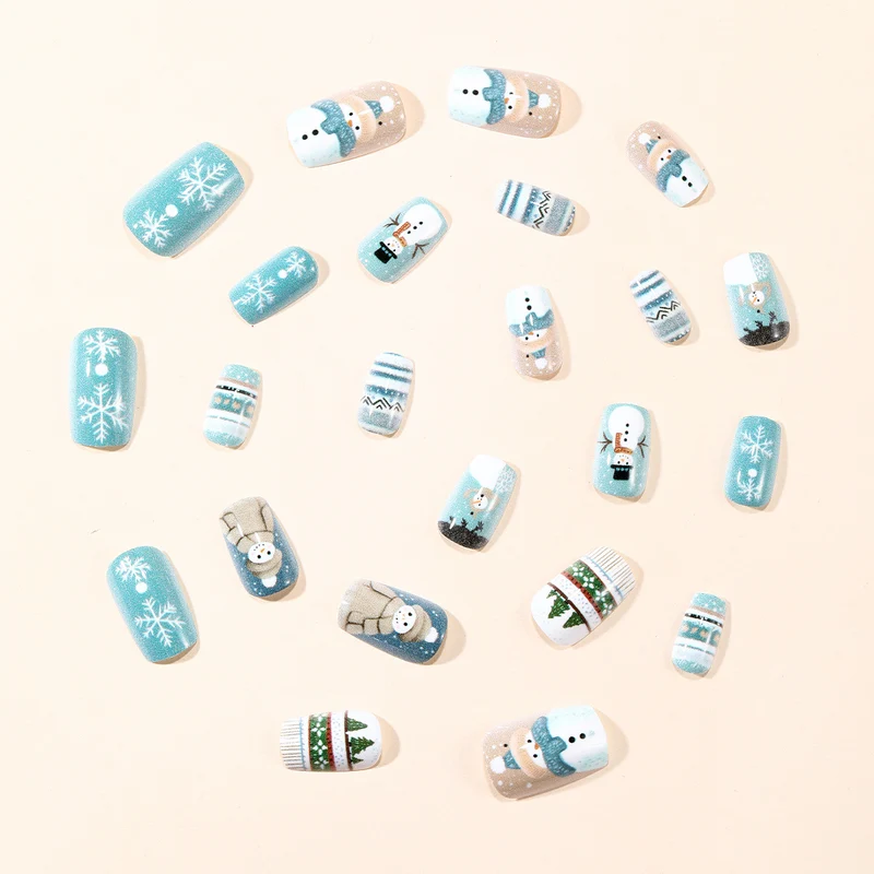 Winter-Themed 3D Nail Art Set Stornfield
