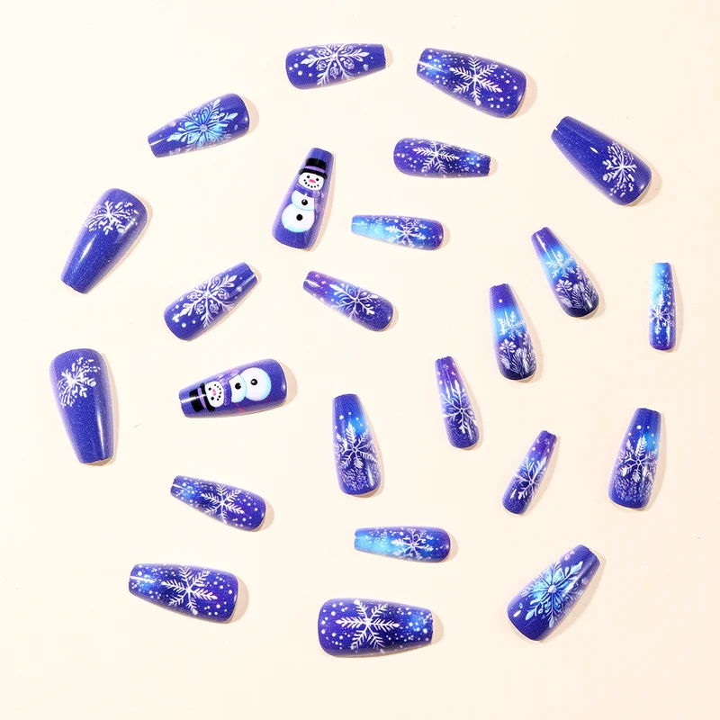 Winter-Themed 3D Nail Art Extensions Stornfield