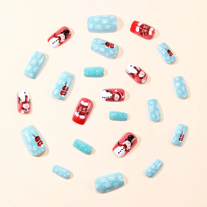 Winter-Themed 3D Nail Art Extensions Stornfield