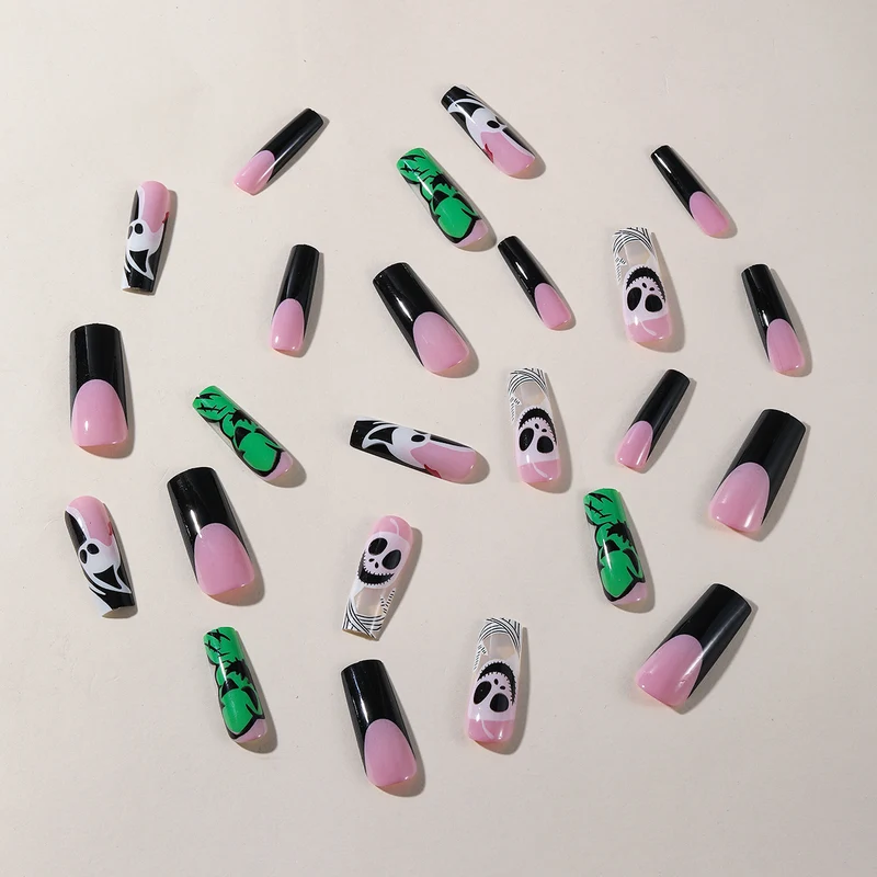 Whimsical Skull Art Nail Extensions Stornfield