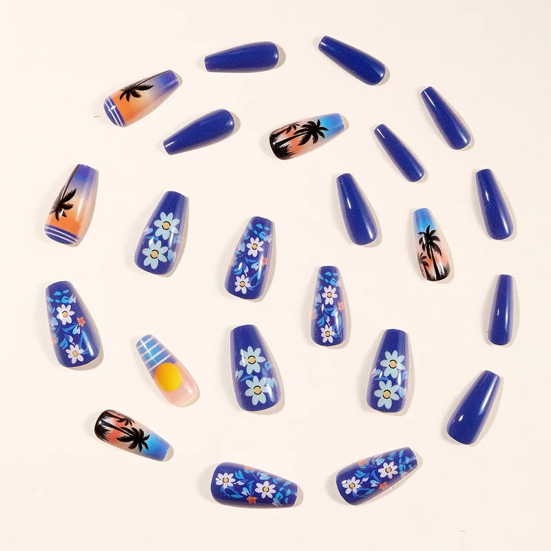 Tropical Sunset Nail Art Stornfield