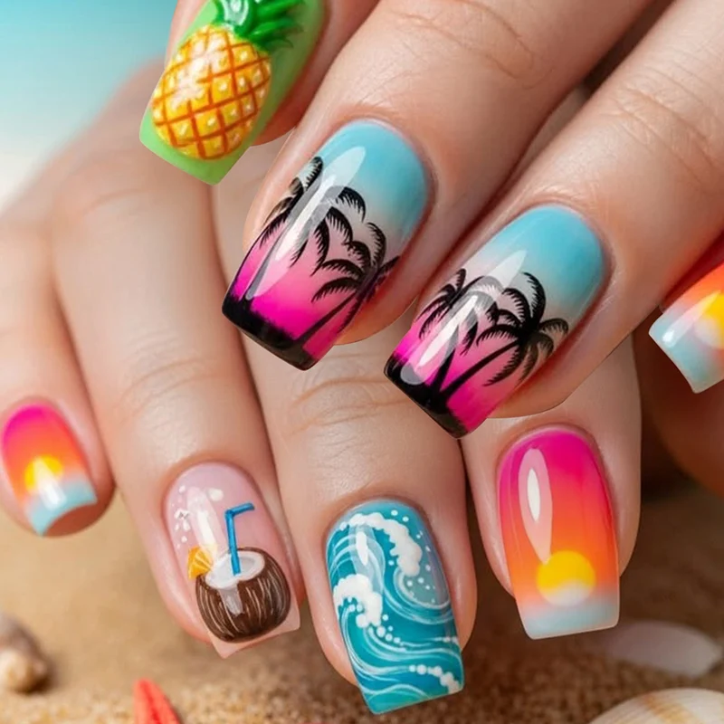 Tropical Paradise Nail Art Set Stornfield