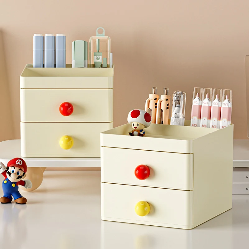 Stylish Two-Drawer Storage Organizer Stornfield