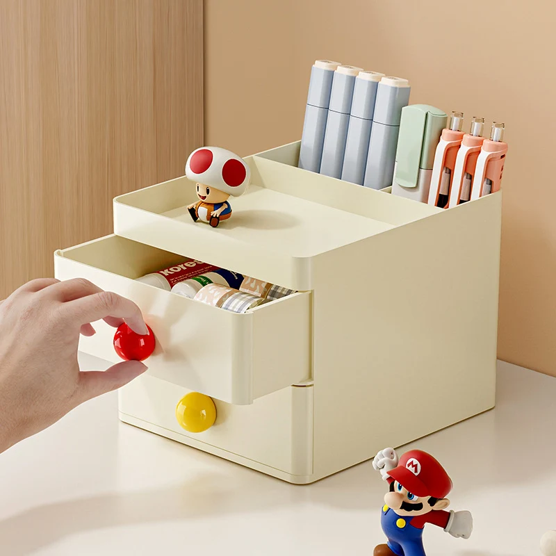 Stylish Two-Drawer Storage Organizer Stornfield