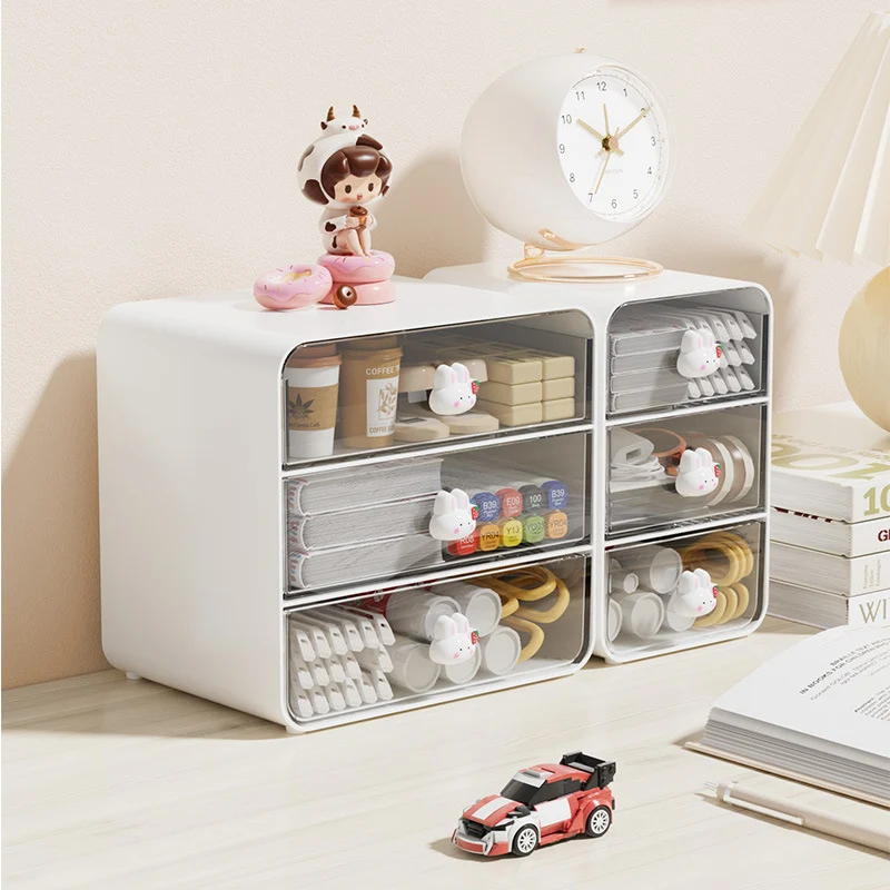 Modern Multi-Drawer Desktop Storage Organizer Stornfield