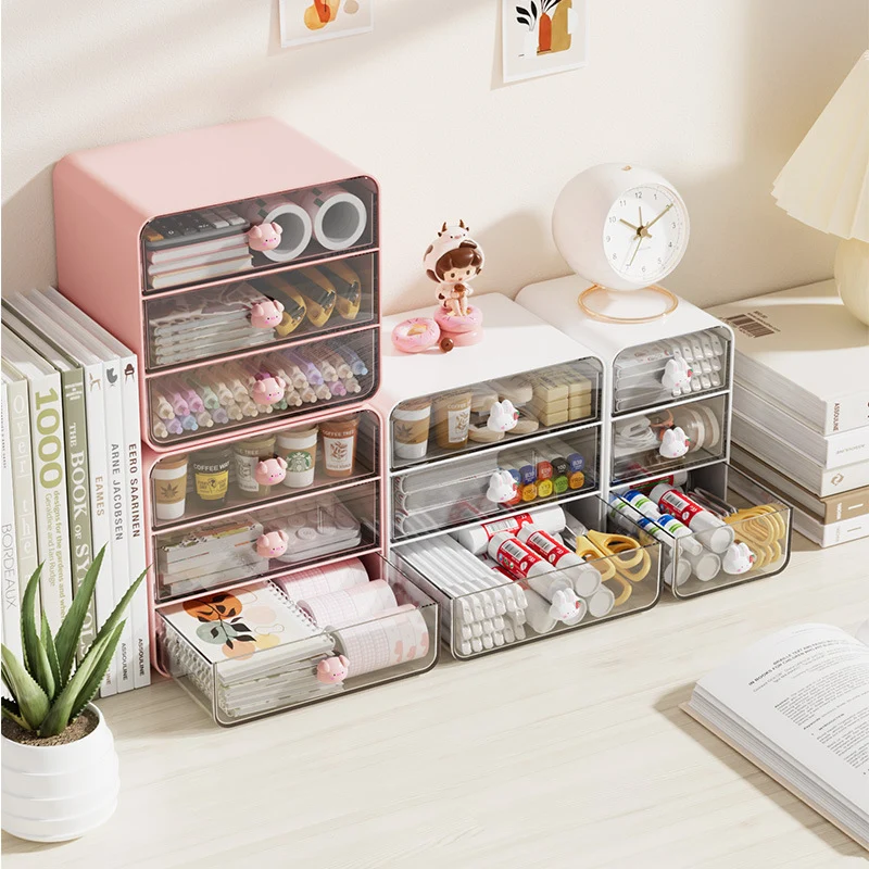 Modern Multi-Drawer Desktop Storage Organizer Stornfield