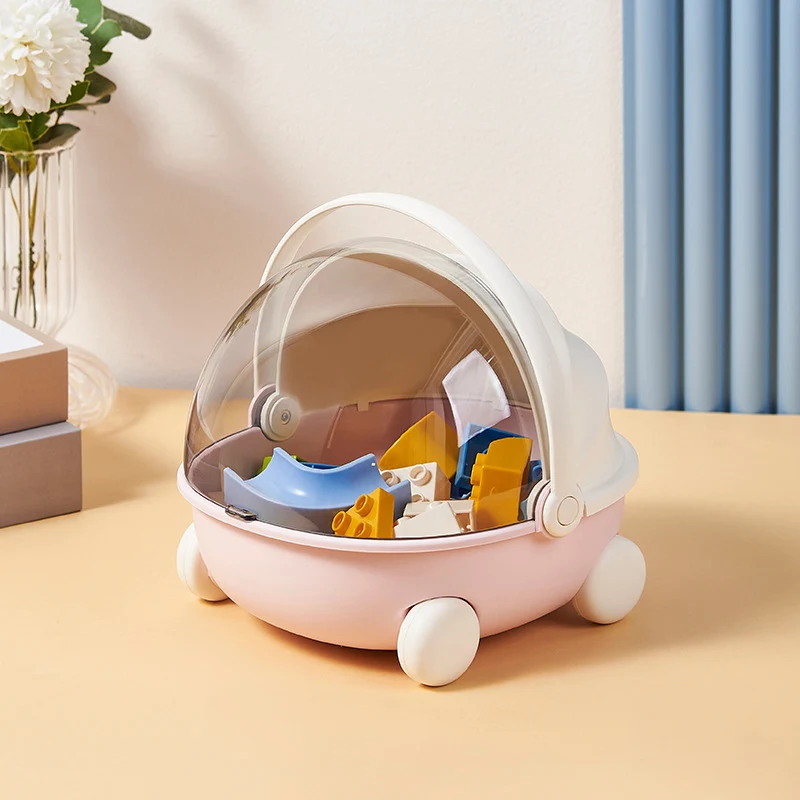 Creative Storage Cart with Transparent Lid Stornfield