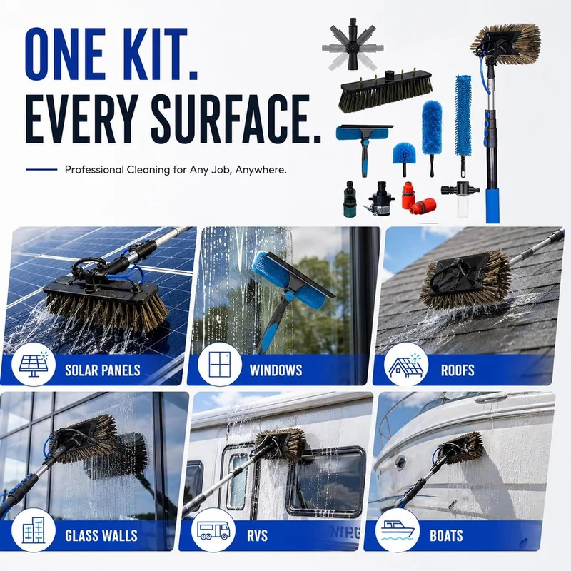 Multi-Functional High-Pressure Cleaning Tool Set Stornfield
