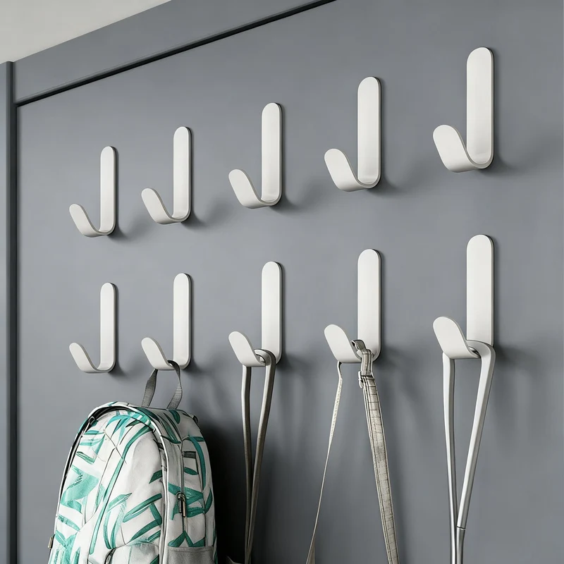 Aluminium-Wandhaken mit Klebefläche