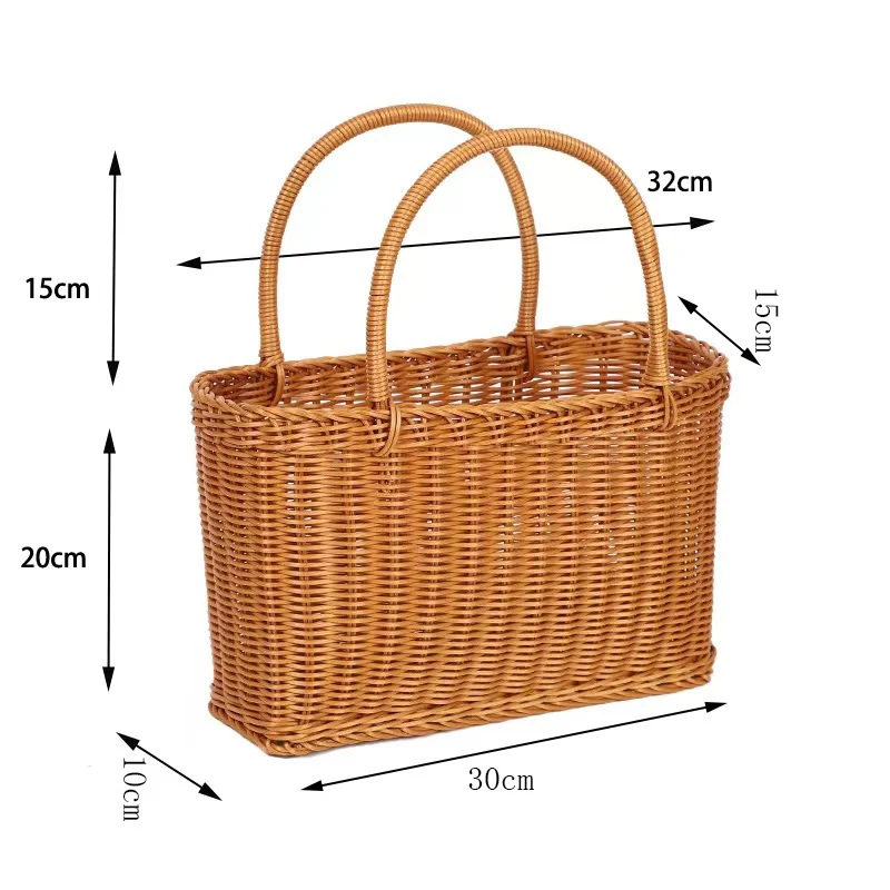 Eleganter Geflochtener Picknickkorb Karnz