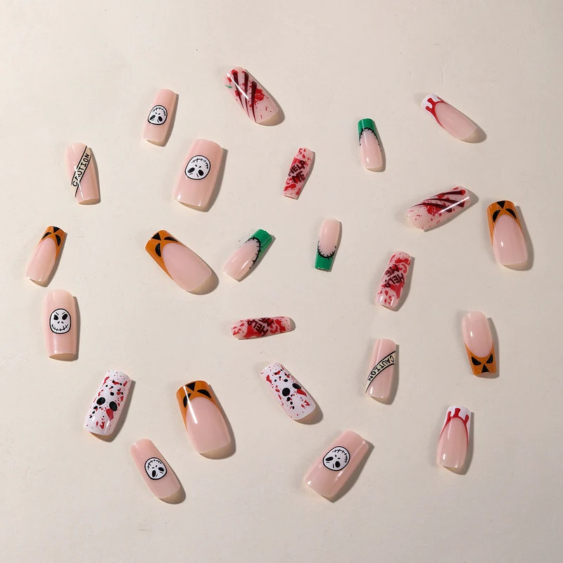 Spooky Themed 3D Nail Art Extensions Stornfield