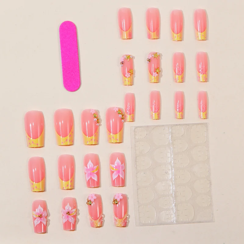 Sea-Inspired Decorative Acrylic Nail Art Extensions Stornfield