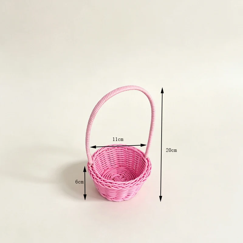 Dekorative Miniatur Geflochtene Korb Karnz