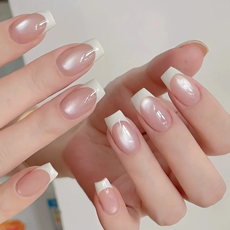 Stylish Elegant French Tip Nail Art Stornfield