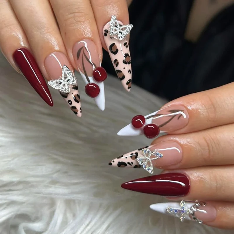 Statement Acrylic Nail Art Extensions Stornfield