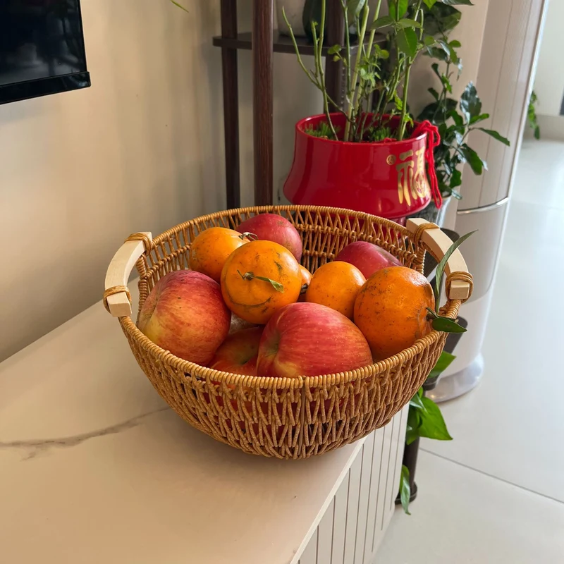 Moderne Dekorative Geflochtene Obstschale Karnz