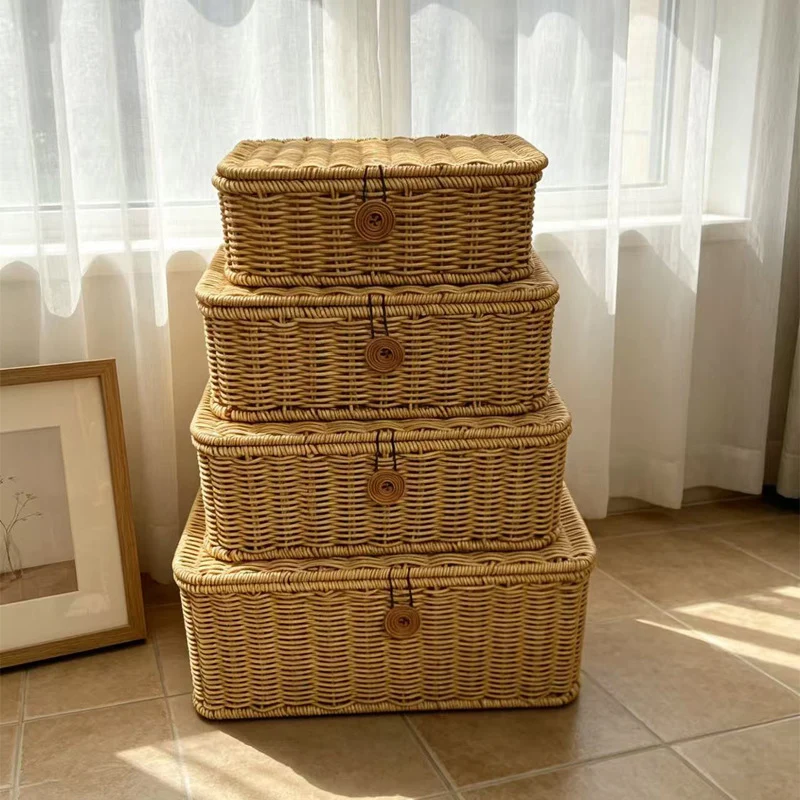 Handgefertigte natürliche Weidenlagerbox Karnz