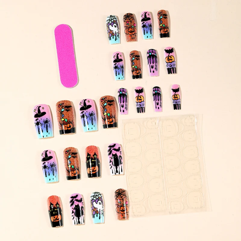 Halloween-Themed Nail Art Set Stornfield