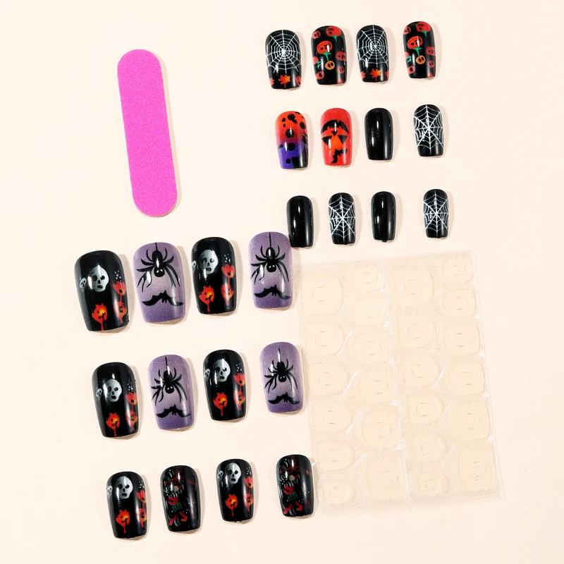 Halloween-Themed Decorative Nail Art Extensions Stornfield