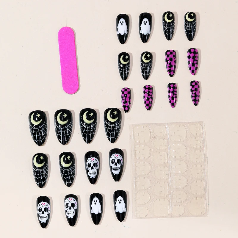 Halloween Themed Acrylic Nail Art Set Stornfield