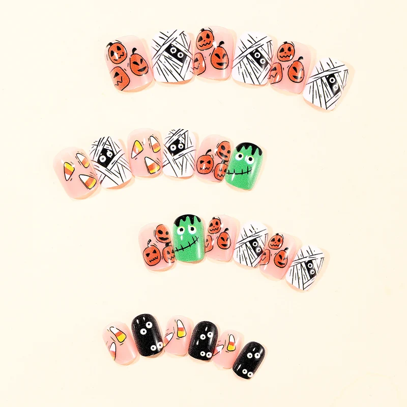 Halloween-Themed 3D Nail Art Extensions Stornfield 1789713452
