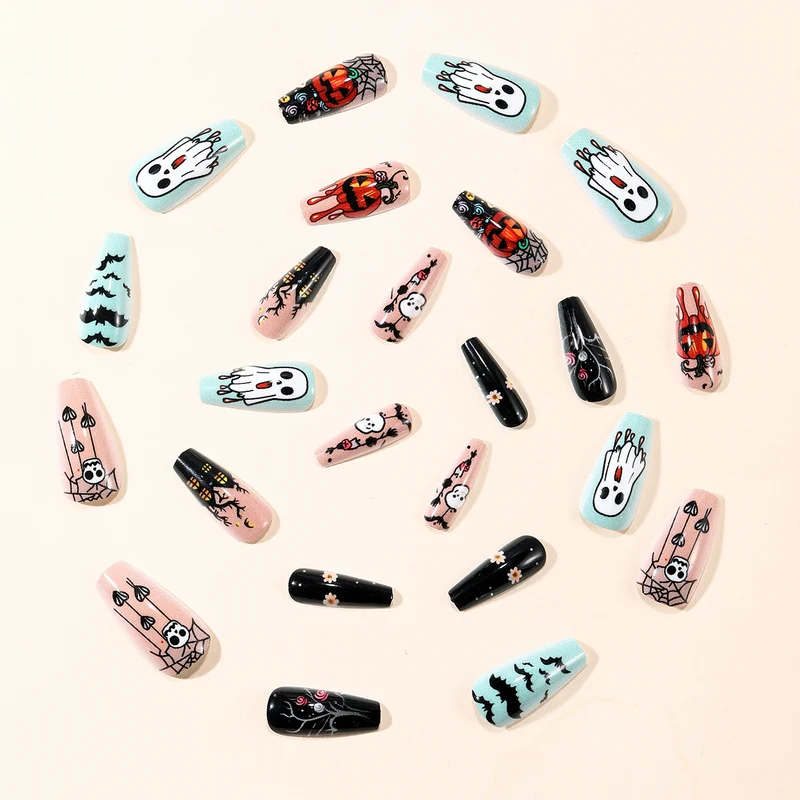 Halloween-Themed 3D Nail Art Extensions Stornfield 1789713260
