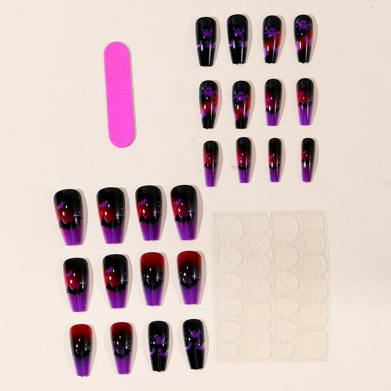 Halloween-Themed 3D Gothic Nail Art Set Stornfield