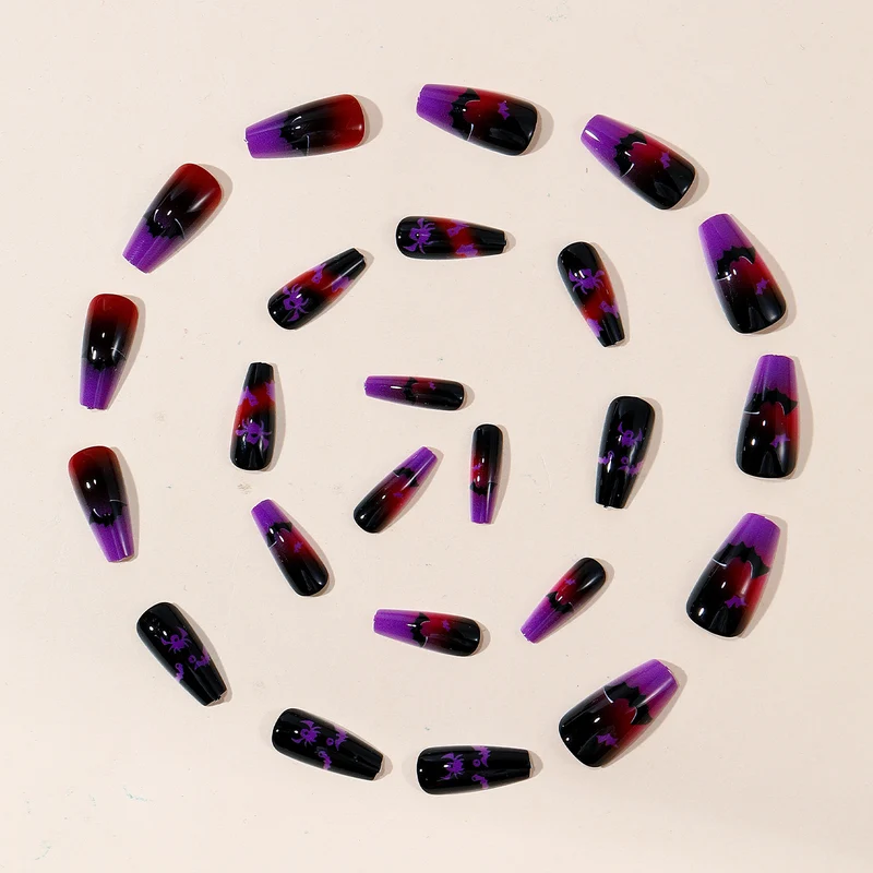 Halloween-Themed 3D Gothic Nail Art Set Stornfield